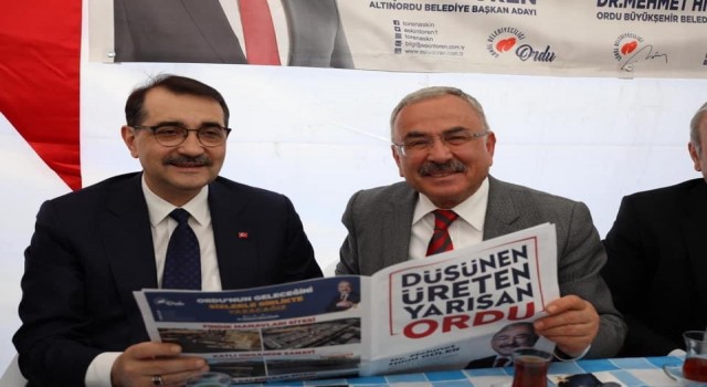 Enerji ve Tabii Kaynaklar Bakanlığından Orduya asfalt bitüm malzemesi desteği