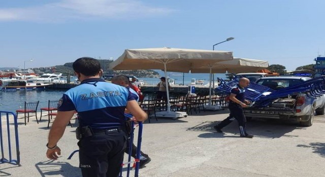 Erdekte Zabıtadan Denetleme