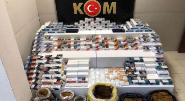 Erzincanda kaçak sigarayla mücadele