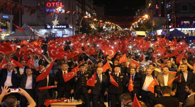 Erzurum, 15 Temmuzda yine tek yürek oldu