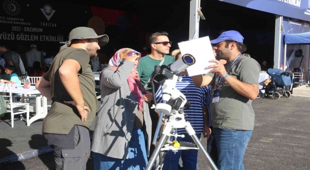 Erzurumda 3 gün sürecek gökyüzü gözlem etkinliği başladı