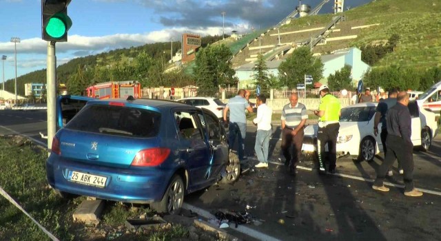 Erzurumda feci kaza: 9 yaralı