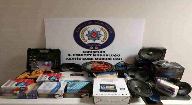 Eskişehirde farklı hırsızlık olaylarının 2 şüphelisi yakalandı