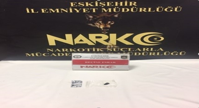Eskişehirde uyuşturucu operasyonu: 1 gözaltı