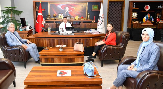 EYUDER’den Korkut Ata Üniversitesi Rektörü Turgay Uzun’a ziyaret