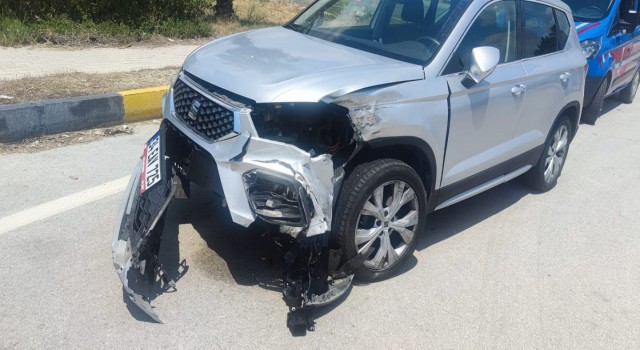 Finikede trafik kazası: 1 yaralı