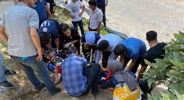 Fotoğraf için tarihi surlara çıkan vatandaş metrelerce yükseklikten düştü