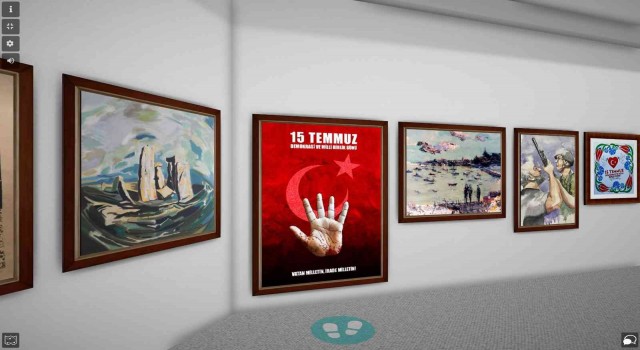GAÜNde 15 Temmuz anısına ulusal karma sergi