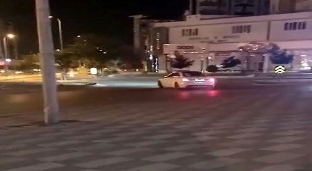 Gaziantepte drift atan şahsa 9 bin TL ceza