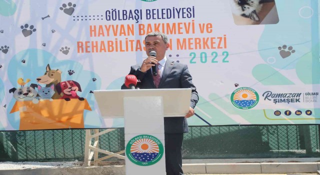 Gölbaşı Belediyesi ‘Hayvan Bakımevi ve Rehabilitasyon Merkezinin açılışı yapıldı