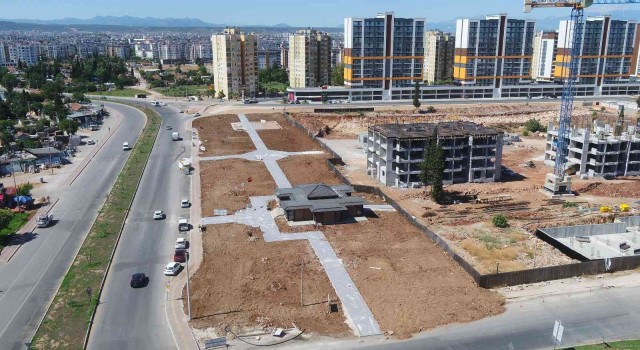 Güneş Mahallesindeki kentsel dönüşüme modern park alanı