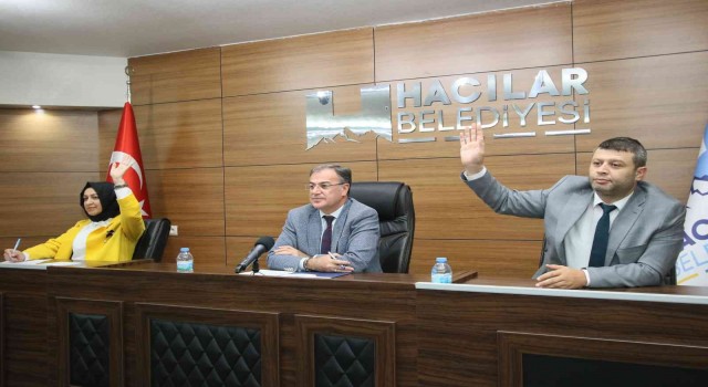 Hacılar Belediyesi Meclisi Temmuz ayı Toplantısını yaptı