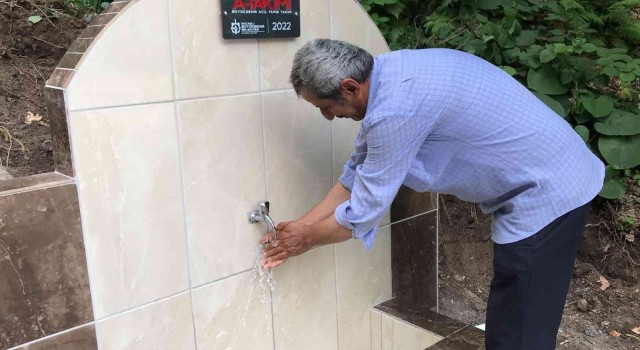 Hasar gören çeşmeyi A takımı onardı