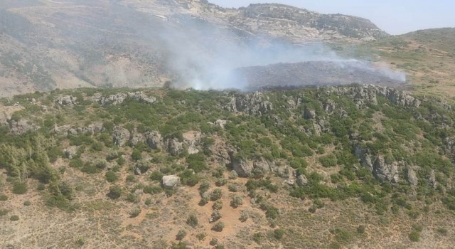 Hatayda makilik alanda yangın çıktı