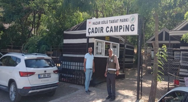 Hazar Gölü Tabiat Parkında kontrol ve denetim