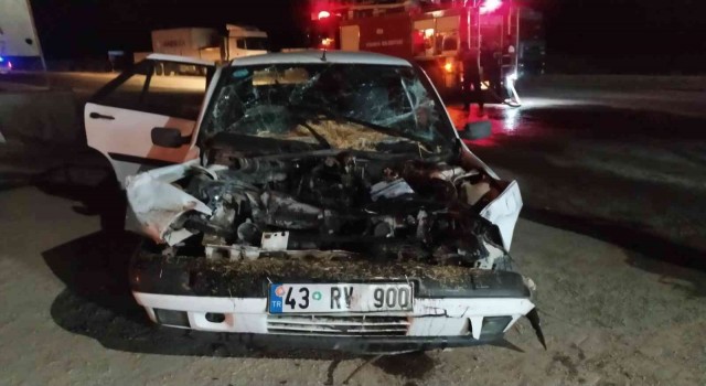 Hisarcıkta trafik kazası: 2 yaralı