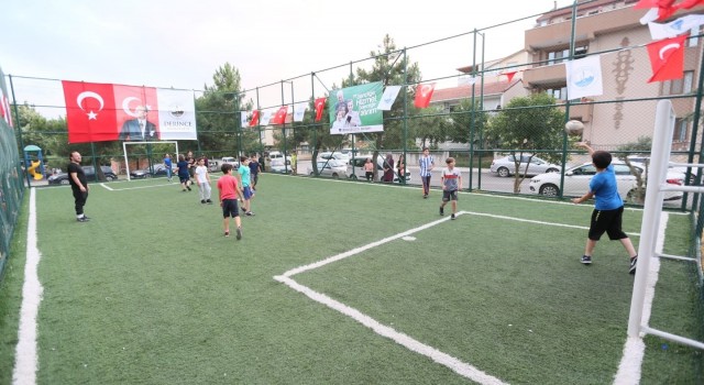 İbni Sina Parkına inşa edilen tesisler kullanıma açıldı
