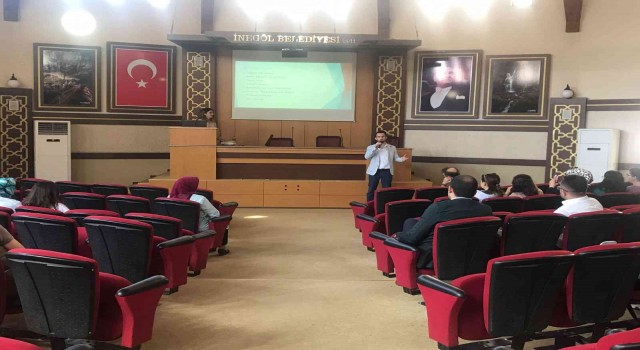 İnegöl Belediye personeline sağlıklı yaşam eğitimi