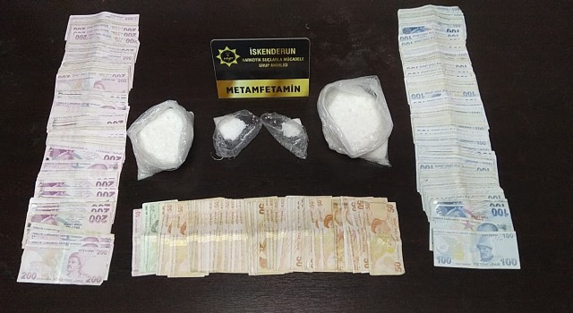 İskenderunda 1 kilo 40 gram metamfetamin ele geçirildi