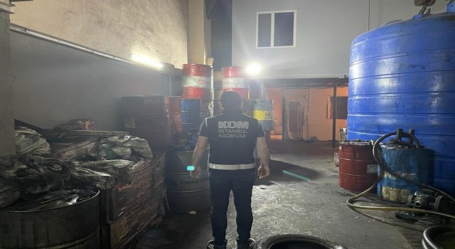 İstanbulda kaçak akaryakıt operasyonu: 88 bin 500 litre ele geçirildi