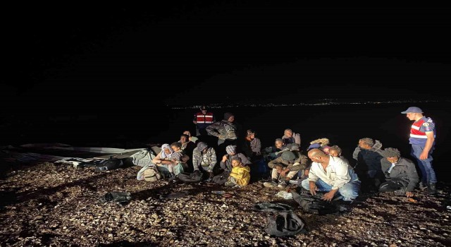 İzmirde 775 düzensiz göçmen ve 7 organizatör yakalandı