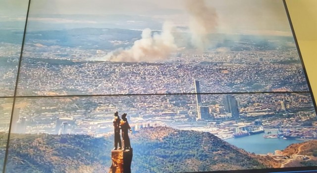 İzmirdeki yangına 6 dakikada müdahale