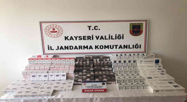 Jandarmadan kaçak sigara operasyonu