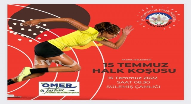 Kadirli Belediyesinden ‘15 Temmuz Halk Koşusuna davet