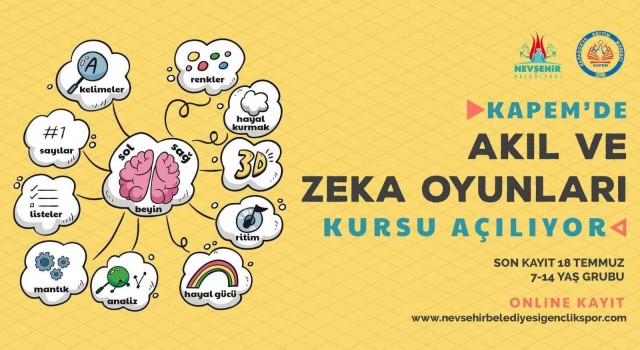 KAPEMde akıl ve zeka oyunları kursu başlıyor