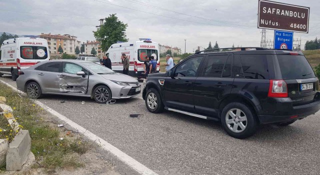 Karabükte iki ayrı trafik kazası: 1i çocuk 2 yaralı