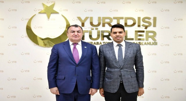 Kassanov, YTB Başkanı Eren ile görüştü
