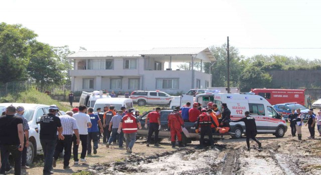 Kayıp operatörünün cesedi Düzce Devlet Hastanesine kaldırıldı