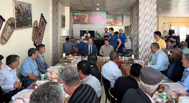 Kaymakam Türker, şehit aileleri ve gazilerle bir araya geldi
