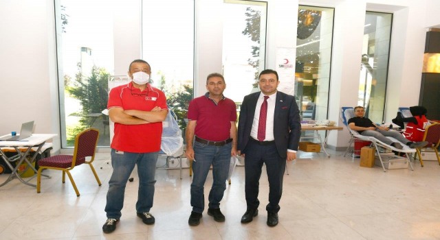 Kayseri OSBden Kızılaya kan bağışı