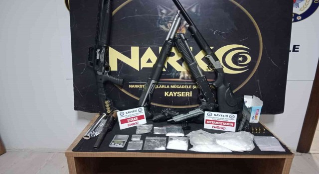 Kayseride film sahnelerini aratmayan uyuşturucu operasyonu