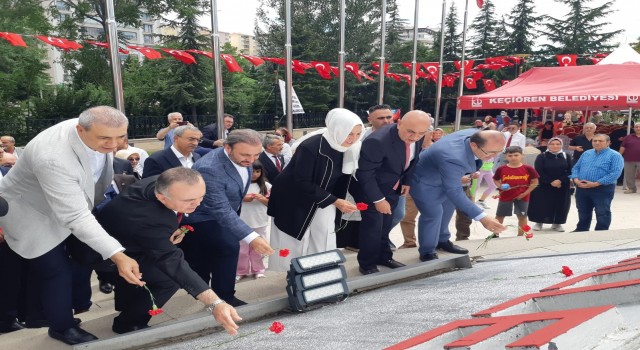 Keçiörende 15 Temmuz Şehitler Anıtında anma töreni düzenlendi