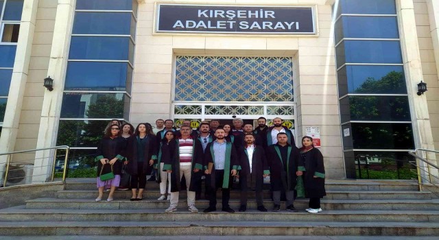 Kırşehir Barosu avukatları ölen meslektaşları için açıklama yaptı
