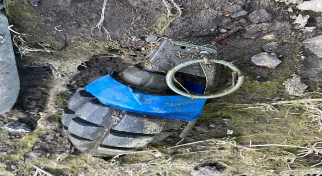 Kocaelide patlamamış el bombası bulundu