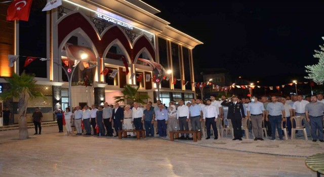 Koçarlıda 15 Temmuz Demokrasi ve Milli Birlik Günü anma programı gerçekleşti