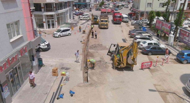Konya Büyükşehir Beyşehirde 10 kilometre su şebeke ıslahı gerçekleştiriyor