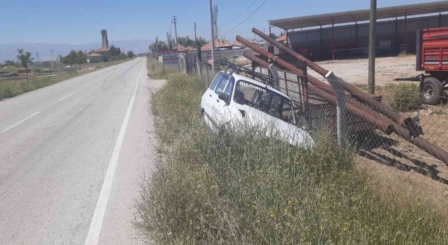 Konyada otomobiller çarpıştı: yaralı