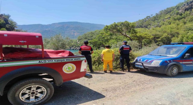 Köyceğizde orman yangınlarına karşı Jandarma devriye nöbetinde
