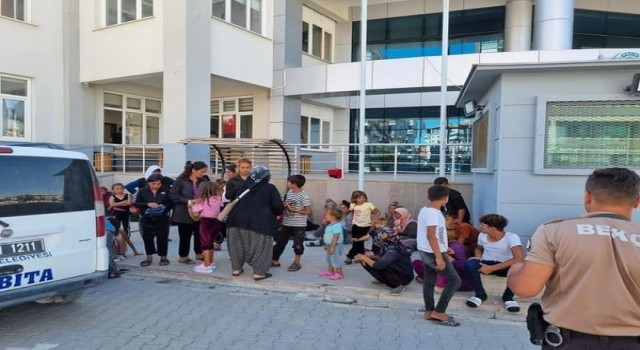 Kuluda insanların duygularını sömüren dilenciler ilçe dışına çıkarıldı