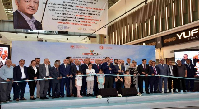 KUMSMALL AVMnin resmi açılışını Cumhurbaşkanı Erdoğan yaptı