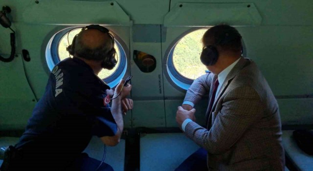 Kurban Bayramı öncesi helikopterli trafik denetimi