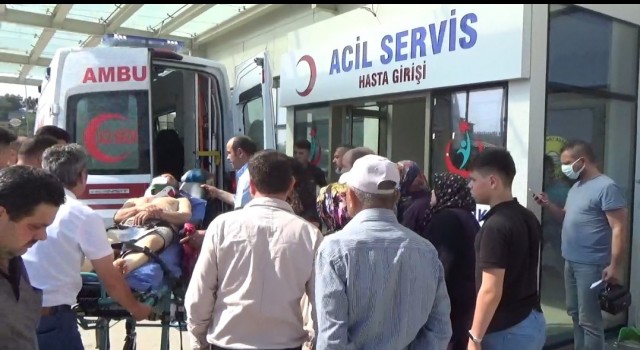 Kurban kesmeye giderken ATVden düştü, hastanelik oldu