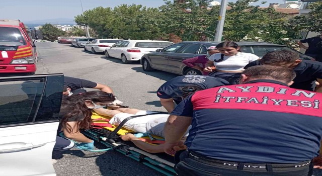 Kuşadasında trafik kazası: 1 yaralı