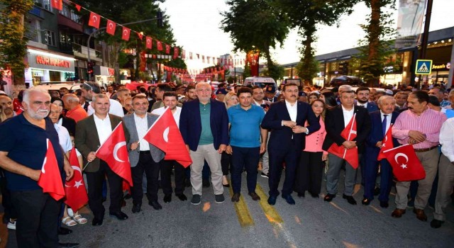 Malatyada 15 Temmuz kortej yürüyüşü