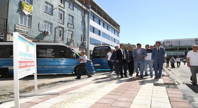 Malatyada hastane durağı yenileniyor