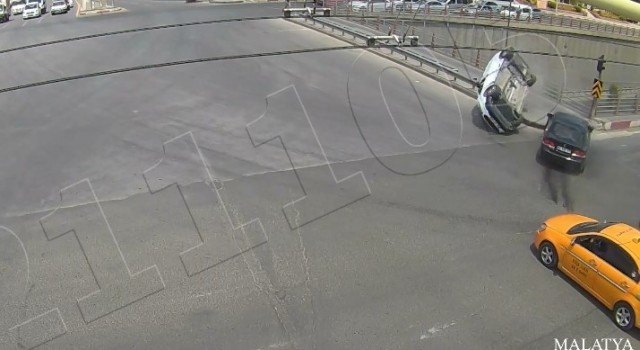 Malatyadaki kazalar kamerada